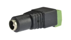 Gniazdo zasilające DC 2,1/5,5 mm z szybkozłączem złącze proste skręcane na kabel prądu stałego 20szt