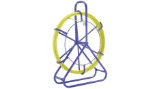 Włókno szklane do przeciągania kabli fi: 6mm (+/- 1mm) 100m Komplet ze stojakiem