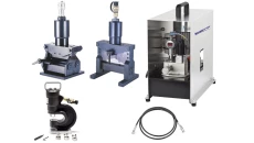 Zestaw do obróbki szyn prądowych ZS120E / Cięcie + Gięcie + Otworowanie / Napęd elektrohydrauliczny ENERGOTYTAN 700bar /10x120mm