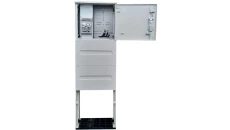 Rozdzielnica licznikowa, złącze pomiarowe na fundamencie + listwa zaciskowa ZP40x40-1P3F-0_LZ-RB_0-F