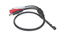 Mikrofon CCTV moduł audio 20Hz-10kHz miniaturowy SM-1/DC-PLUG