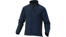 Bluza wodoszczelna z tkaniny Softshell z poliestru (96) elastanu (4) kolor granatowo-czarny rozmiar 3XL CORP LULEABM3X