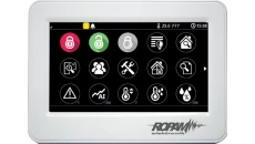 Panel dotykowy, 4,3” TFT LCD, rezystancyjny, montaż na płaskim podłożu, złącza stałe, kolor biały