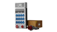 Rozdzielnica budowlana z licznikiem MID i kablem eXT-S/FI SKH 32A 16A 12x230V Mennekes Doktorvolt 8218