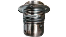 Oprawka żarówki E27 z kołnierzem antyczna miedź