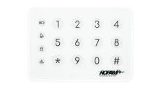 Klawiatura dotykowa, TK-4W, strefowa: natynkowa, kolor biały,