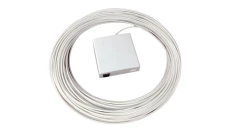 Gniazdo naścienne FTTH z adapterem SC/APC simplex kabel 40m PFOPA-2A-01-SCA-40