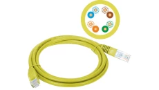 Patchcord UTP A-LAN KKU5ZOL5 (RJ45 - RJ45 5m UTP kat. 5e kolor żółty)