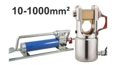 PRASKA HYDRAULICZNA NOŻNA GŁOWICA 10-1000 / ZESTAW MATRYC 400-500-630-800-1000 mm2 / GH45FP700B