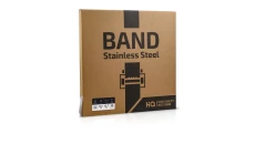 Taśma ze stali nierdzewnej 9,5x0,6mm dł. 30m (gat. 304, karton)