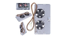 Wentylator dachowy x2 z termostatem PROGRESS