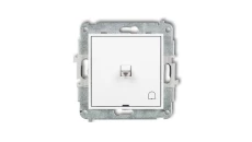 MINI Mechanizm łącznika zwierny dzwonek w stylu amerykańskim biały mat 25MWPUS-4