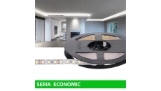 Taśma 12V 5m 600 led 48W biała zimna smd2835