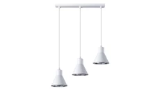 Lampa wisząca TAZILA 3 biała ES111