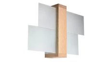 Kinkiet FENIKS 1 Naturalne Drewno SL.0077 SOLLUX