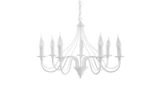 Żyrandol MINERWA 7 Biały SL.0215 SOLLUX