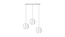 Lampa wisząca TITRAN 3 biała