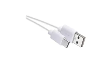 Kabel USB 2.0, wtyk A - C, ładowanie, transmisja danych, 0,2 m, biały EMOS SM7024W