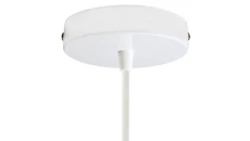 ROZETA DECO 1X METAL CYLINDER BIAŁA