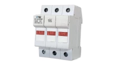 Podstawa bezpiecznikowa z kontrolką na wkładki gG 10x38 3P 32A 690V~ RT18-32X