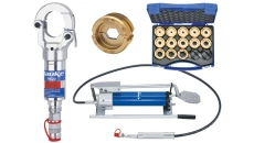 PRASKA HYDRAULICZNA NOŻNA Z GŁOWICĄ PK22 KJLAUKE 10-300 / ZACISKARKA DO KABLI / EPK22FP70010300