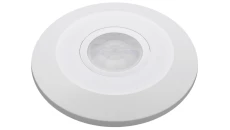 CZUJNIK RUCHU SUFITOWY ULTRA PŁASKI LED PIR 360 STOPNI BIAŁY 230V NA PODCZERWIEŃ