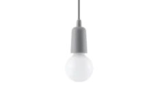 Lampa wisząca DIEGO 1 szara SL.0575 SOLLUX