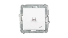 ICON Mechanizm łącznika schodowego w stylu amerykańskim biały IWPUS-3