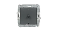 ICON Mechanizm łącznika dwubiegunowego w stylu amerykańskim grafitowy mat 28IWPUS-9