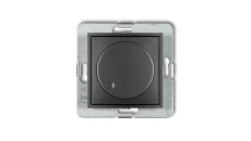 ICON Mechanizm elektronicznego regulatora oświetlenia przyciskowo-obrotowego grafitowy 11IRO-1