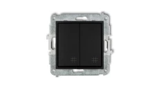 ICON Mechanizm łącznika podwójnego krzyżowego czarny mat 12IWP-66