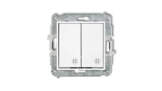 ICON Mechanizm łącznika podwójnego krzyżowego biały IWP-66