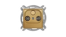 ICON Mechanizm gniazda abonenckiego RTV końcowego 2dB złoty 29IG2K