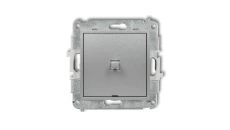 ICON Mechanizm łącznika schodowego w stylu amerykańskim (jeden klawisz bez piktogramu) srebrny metalik 7IWPUS-3.1