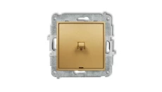 ICON Mechanizm łącznika krzyżowego w stylu amerykańskim (jeden klawisz bez piktogramu) złoty 29IWPUS-6.1