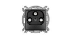 ICON Mechanizm gniazda multimedialnego 3F DATA (Vectra) grafitowy 11IGMV