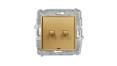 ICON Mechanizm łącznika zwiernego żaluzjowego w stylu amerykańskim złoty 29IWPUS-8