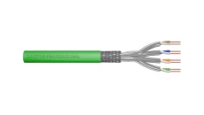 Kabel FTP kat.8.2 S/FTP 4x2x0,6 zielony DIGITUS /500m/