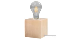 Lampa biurkowa ARIZ naturalne drewno SL.0677 SOLLUX