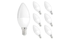 Żarówka LED E14 230V 6W świecowa 520lm DIMMABLE biała zimna komplet 6szt 75.0307
