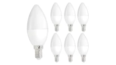 Żarówka LED E14 230V 6W świecowa 500lm DIMMABLE neutralna biała komplet 6szt
