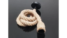 Lampa Oprawa wisząca sznur jutowy konopny 1,5m 50W 1xE27 249877