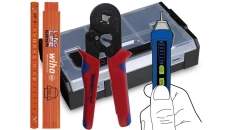 Zaciskarka do tulejek 0,2-10mm2 / próbnik napięcia 1000V / miara WIHA / LBOXX7 ZESTAW WALIZKOWY ENERGOTYTAN