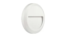 Oprawa schodowa LED 2W 80lm 3000K IP65 Biała Okrągła 211315