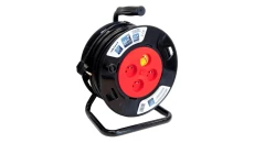 Przedłużacz bębnowy 50m OWY H05VV-F 3x1,5 / termik/ czar-czer 24446