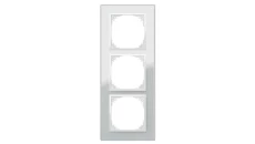 SANTRA ramka potrójna szkło biały 4173-62