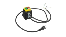 20P2619, Wyłącznik do maszyn, 1 fazowy z przewodem zasilającym 1,2m i przewodem do silnika 0,4m, 3kW