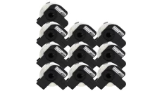 Taśma 10x DK11204 do drukarki Brother QL 17mm x 54mm biała taśma czarny nadruk