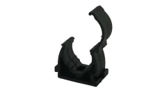 Uchwyt zamykany do rur elektroinstalacyjnych, sztywnych UZE 28 zamykany czarny /opakowanie 100szt/