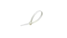 Opaska taśma trytytka zaciskowa kablowa 150x3,6mm biała 25szt / 18289